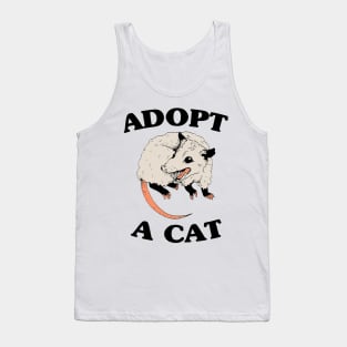 Adopt A Cat - Possum Lovers Tank Top